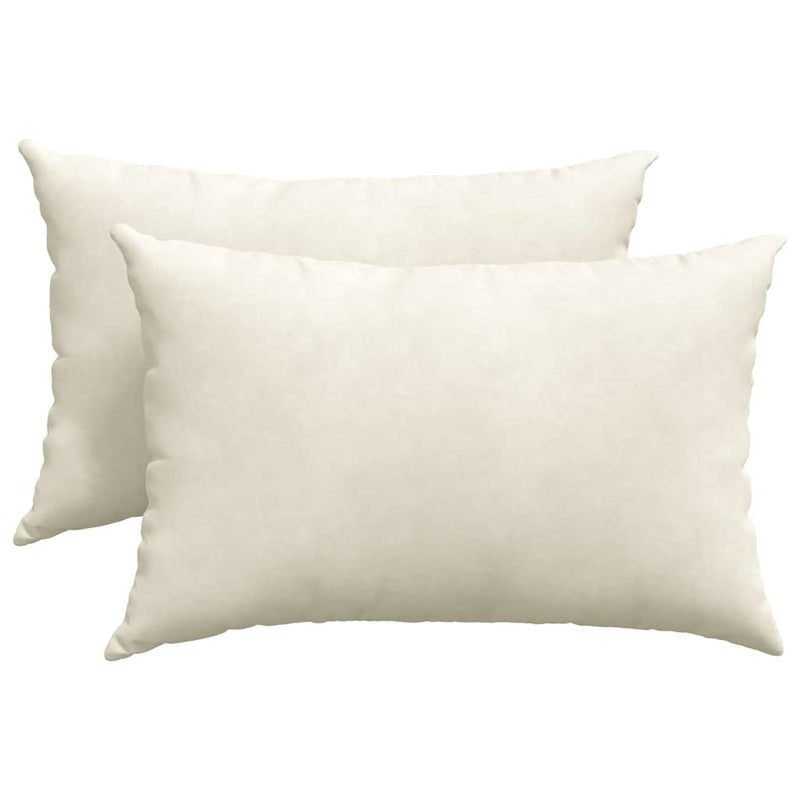 Load image into Gallery viewer, Vidaxl sofa kussens 2 stuks crème 60 x 40 cm cordstof