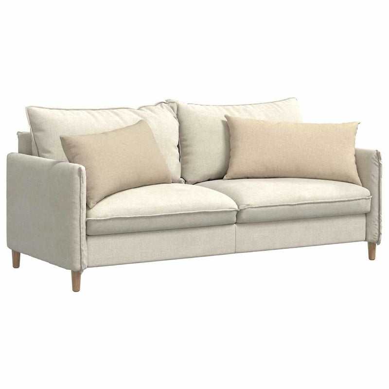 Load image into Gallery viewer, Vidaxl sofa kussens 2 pcs crème 80 x 40 cm stof