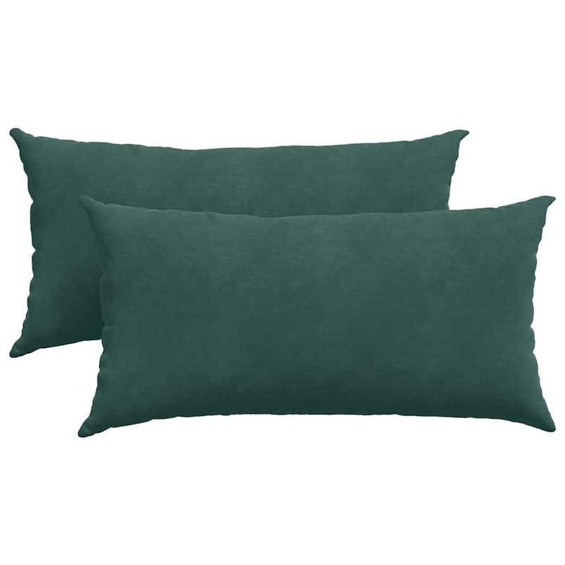Load image into Gallery viewer, Vidaxl sofa kussens 2 stuks donkergroen 80 x 40 cm cordstof