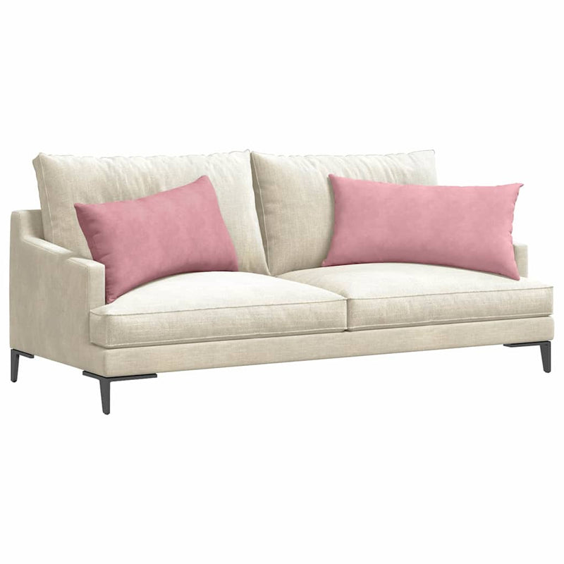 Load image into Gallery viewer, Vidaxl sofa kussens 2 stuks roze 80 x 40 cm cordstof