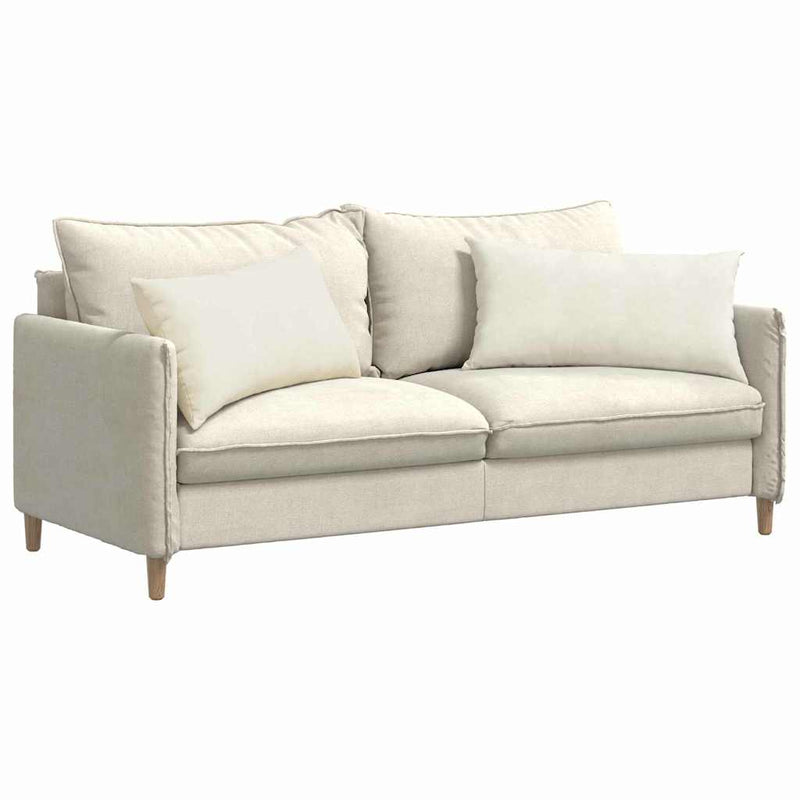Load image into Gallery viewer, Vidaxl sofa kussens 2 stuks crème 80 x 40 cm cordstof