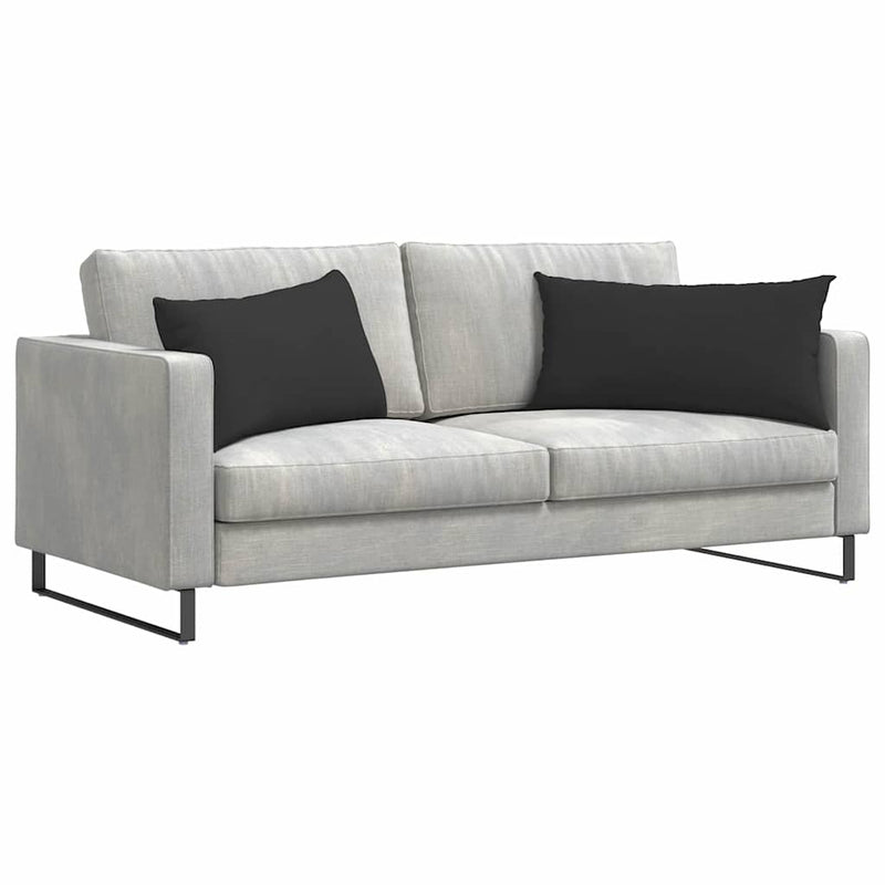 Load image into Gallery viewer, Vidaxl sofa kussens 2 stuks zwart 80 x 40 cm stof