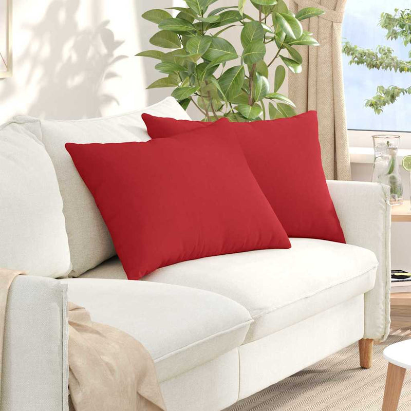 Load image into Gallery viewer, Vidaxl sofa kussens 2 pcs rood 70 x 50 cm stof