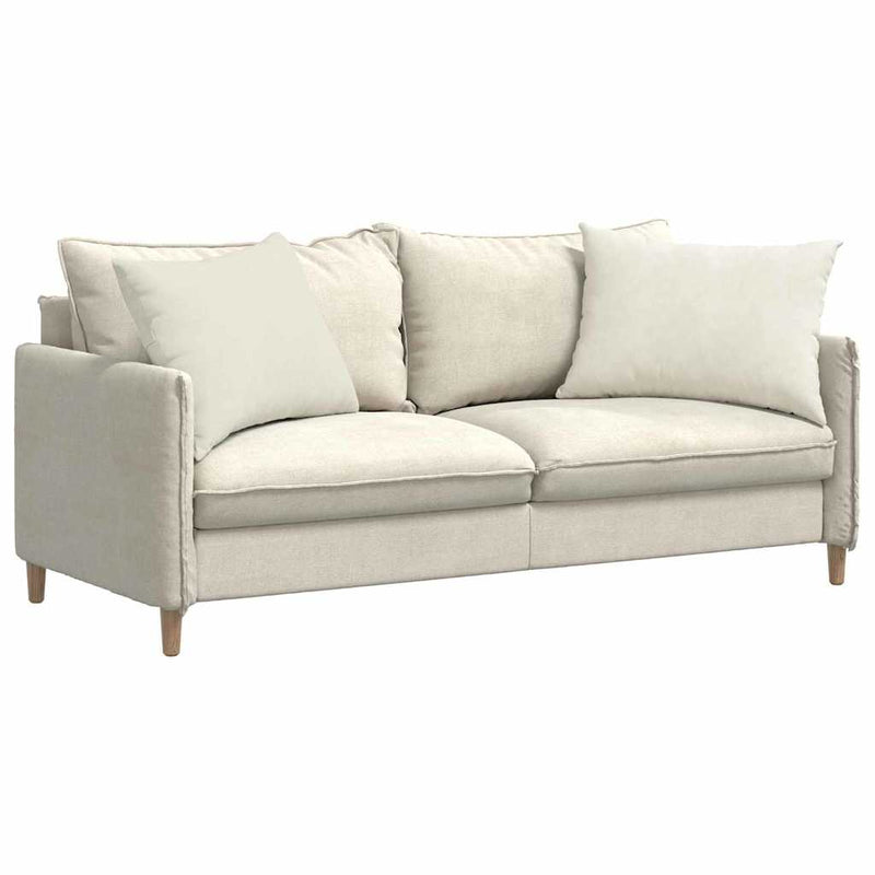 Load image into Gallery viewer, Vidaxl sofa kussens 2 stuks crème 70 x 50 cm cordstof