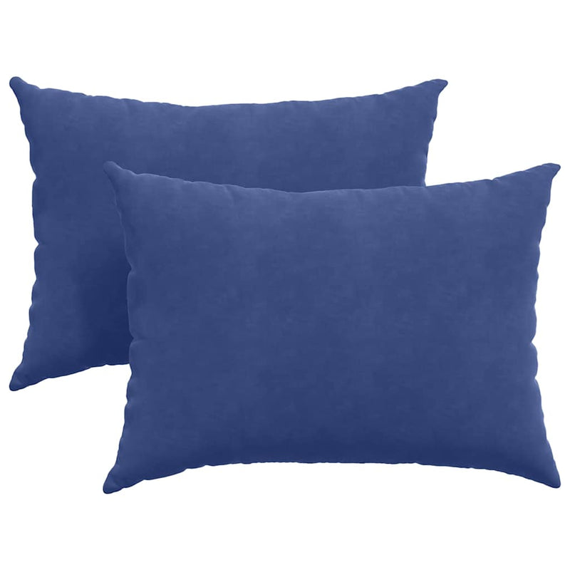 Load image into Gallery viewer, Vidaxl sofa kussens 2 stuks politieblauw 70 x 50 cm cordstof