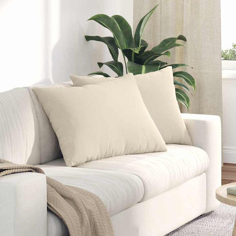 Load image into Gallery viewer, Vidaxl sofa kussens 2 stuks beige 70 x 50 cm stof