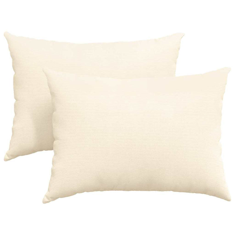 Load image into Gallery viewer, Vidaxl sofa kussens 2 stuks crème 70 x 50 cm cordstof