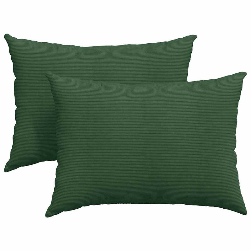 Load image into Gallery viewer, Vidaxl sofa kussens 2 stuks donkergroen 70 x 50 cm cordstof