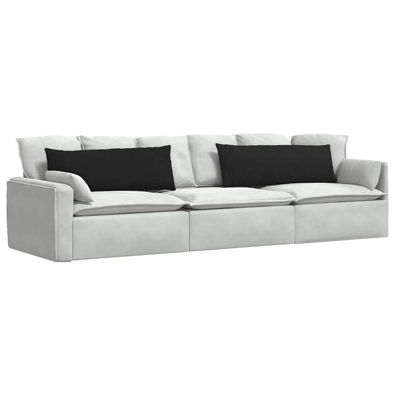 Load image into Gallery viewer, Vidaxl sofa kussens 2 pcs zwart 120 x 40 cm stof