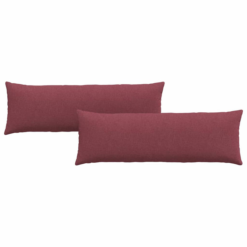Load image into Gallery viewer, Vidaxl sofa kussens 2 pcs wijnrood 120 x 40 cm stof