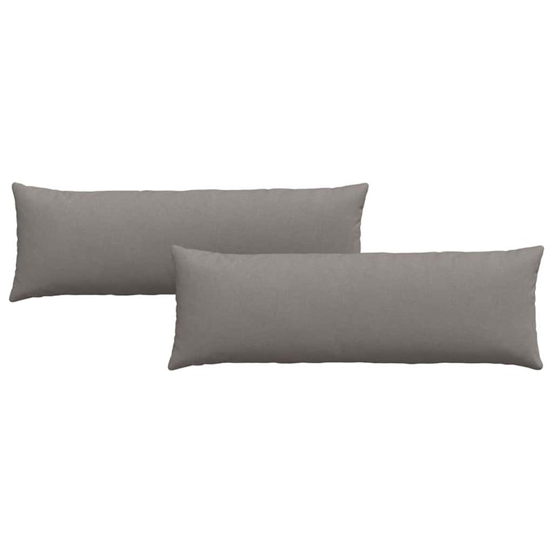 Load image into Gallery viewer, Vidaxl sofa kussens 2 pcs taupe 120 x 40 cm stof