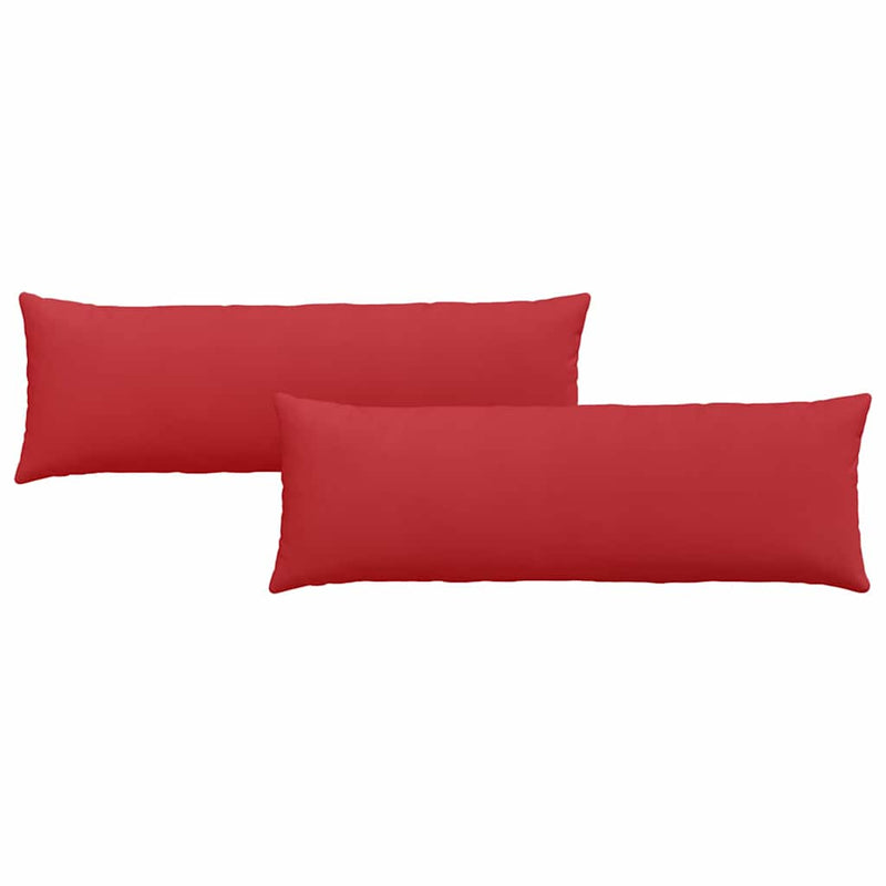Load image into Gallery viewer, Vidaxl sofa kussens 2 pcs rood 120 x 40 cm stof