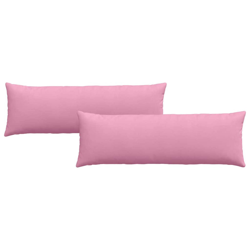 Load image into Gallery viewer, Vidaxl sofa kussens 2 pcs roze 120 x 40 cm stof