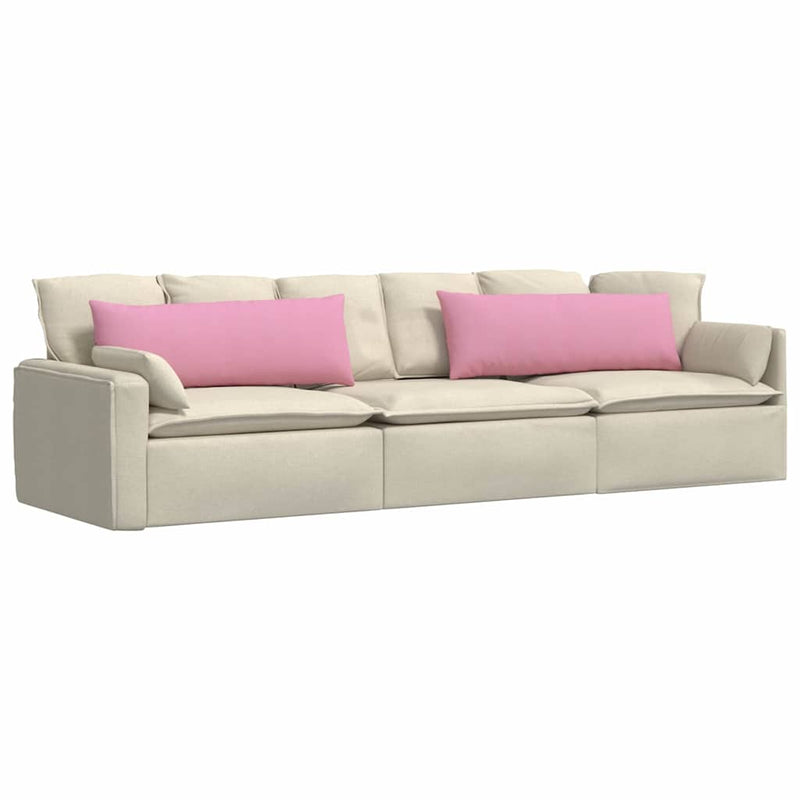 Load image into Gallery viewer, Vidaxl sofa kussens 2 pcs roze 120 x 40 cm stof
