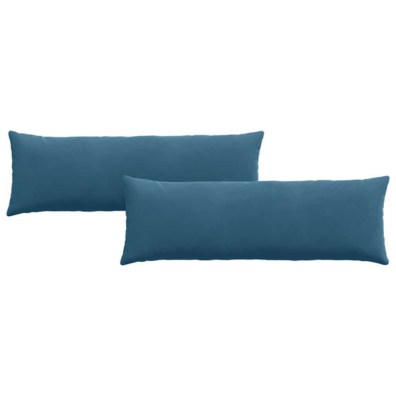 Load image into Gallery viewer, Vidaxl sofa kussens 2 stuks blauw 120 x 40 cm cordstof