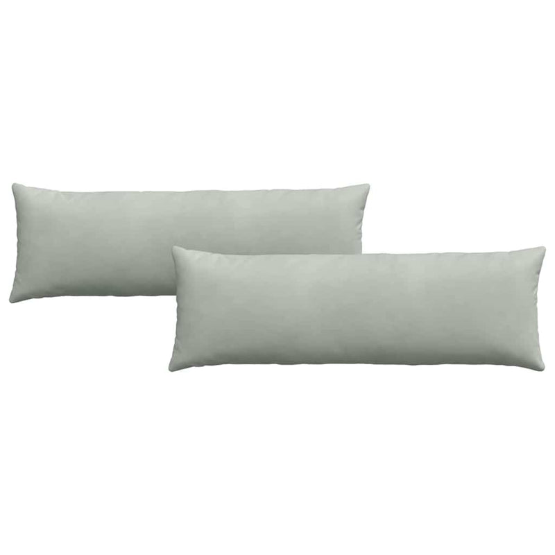 Load image into Gallery viewer, Vidaxl sofa kussens 2 stuks lichtgrijs 120 x 40 cm cordstof