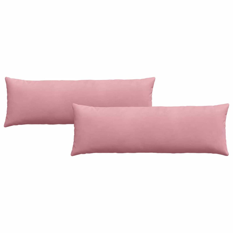 Load image into Gallery viewer, Vidaxl sofa kussens 2 stuks roze 120 x 40 cm cordstof