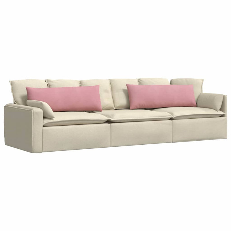 Load image into Gallery viewer, Vidaxl sofa kussens 2 stuks roze 120 x 40 cm cordstof
