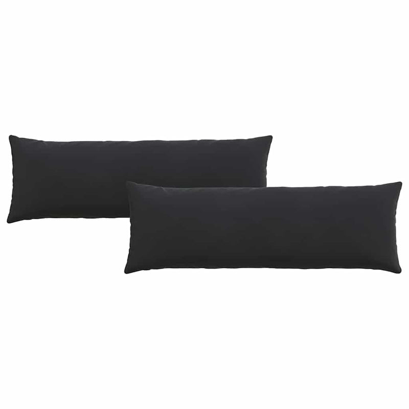 Load image into Gallery viewer, Vidaxl sofa kussens 2 stuks zwart 120 x 40 cm cordstof
