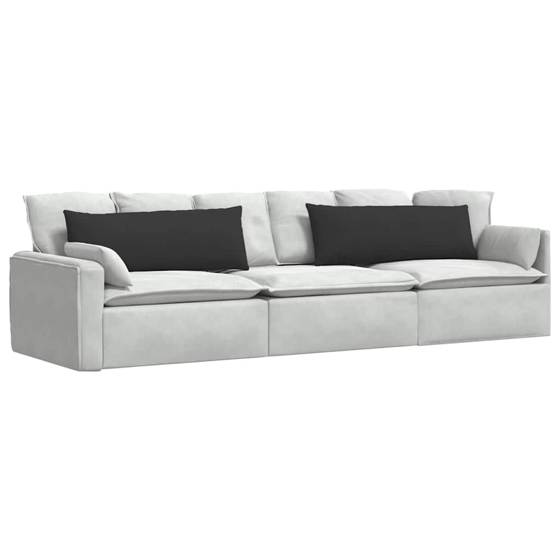 Load image into Gallery viewer, Vidaxl sofa kussens 2 stuks zwart 120 x 40 cm stof