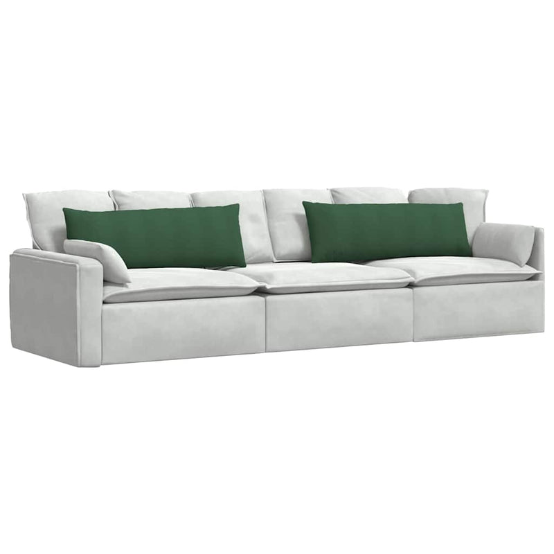 Load image into Gallery viewer, Vidaxl sofa kussens 2 stuks donkergroen 120 x 40 cm cordstof