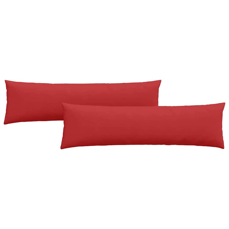 Load image into Gallery viewer, Vidaxl sofa kussens 2 pcs rood 145 x 40 cm stof