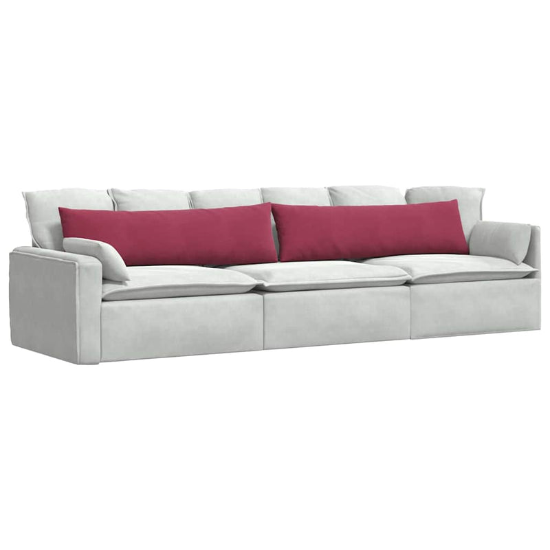 Load image into Gallery viewer, Vidaxl sofa kussens 2 stuks wijnrood 145 x 40 cm cordstof