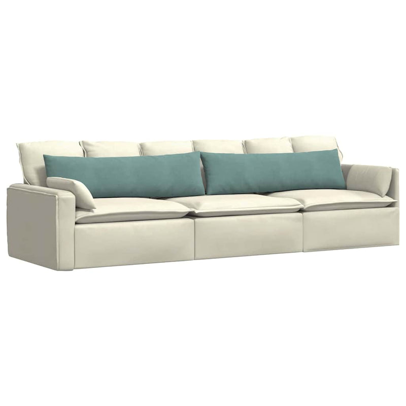 Load image into Gallery viewer, Vidaxl sofa kussens 2 stuks zeegroen 145 x 40 cm cordstof
