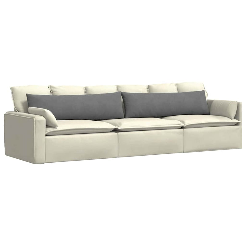 Load image into Gallery viewer, Vidaxl sofa kussens 2 stuks donkergrijs 145 x 40 cm stof