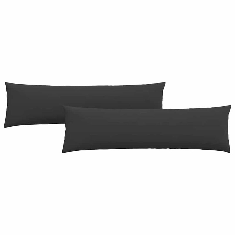 Load image into Gallery viewer, Vidaxl sofa kussens 2 stuks zwart 145 x 40 cm stof