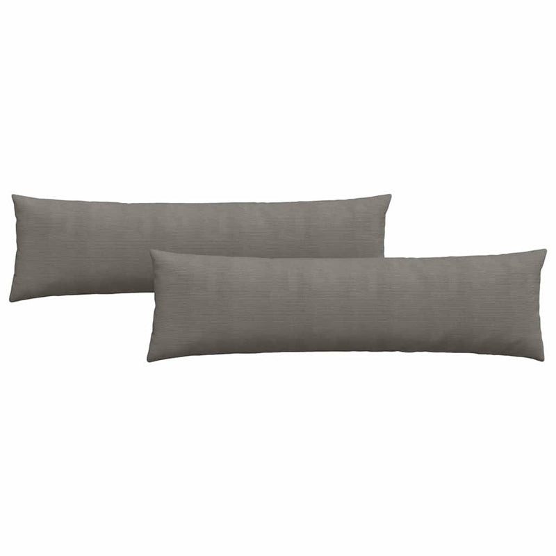 Load image into Gallery viewer, Vidaxl sofa kussens 2 stuks lichtgrijs 145 x 40 cm cordstof