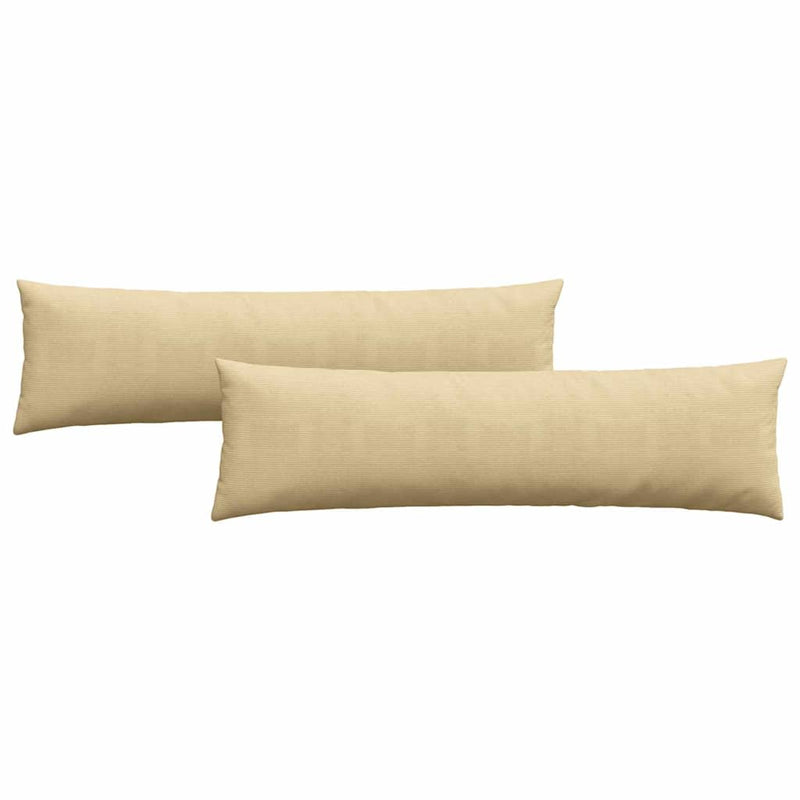 Load image into Gallery viewer, Vidaxl sofa kussens 2 stuks grijs groen 145 x 40 cm cordstof