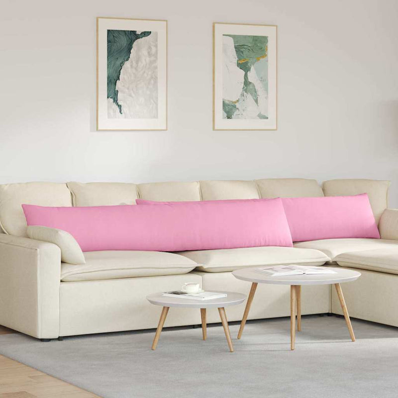 Load image into Gallery viewer, Vidaxl sofa kussens 2 pcs roze 200 x 40 cm stof