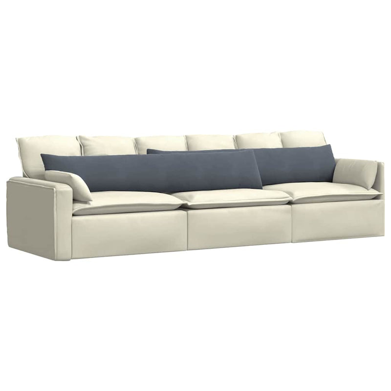 Load image into Gallery viewer, Vidaxl sofa kussens 2 stuks donkergrijs 200 x 40 cm cordstof