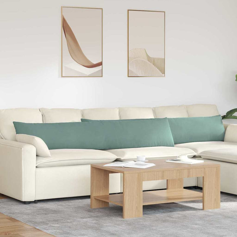 Load image into Gallery viewer, Vidaxl sofa kussens 2 stuks zeegroen 200 x 40 cm cordstof