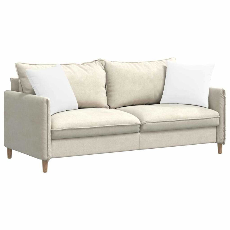 Load image into Gallery viewer, Vidaxl sofa kussens 2 pcs wit 45 x 45 cm stof
