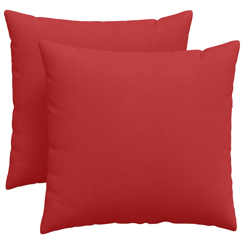 Load image into Gallery viewer, Vidaxl sofa kussens 2 pcs rood 45 x 45 cm stof