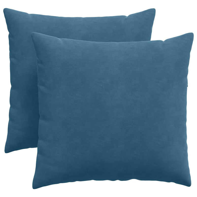 Load image into Gallery viewer, Vidaxl sofa kussens 2 stuks blauw 45 x 45 cm cordstof