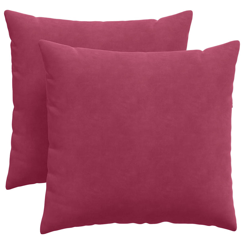 Load image into Gallery viewer, Vidaxl sofa kussens 2 stuks wijnrood 45 x 45 cm cordstof