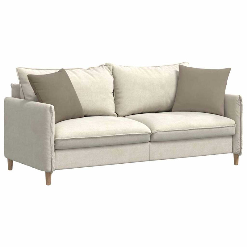 Load image into Gallery viewer, Vidaxl sofa kussens 2 stuks taupe 45 x 45 cm stof