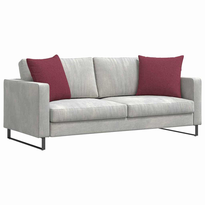 Load image into Gallery viewer, Vidaxl sofa kussens 2 pcs wijnrood 50 x 50 cm stof