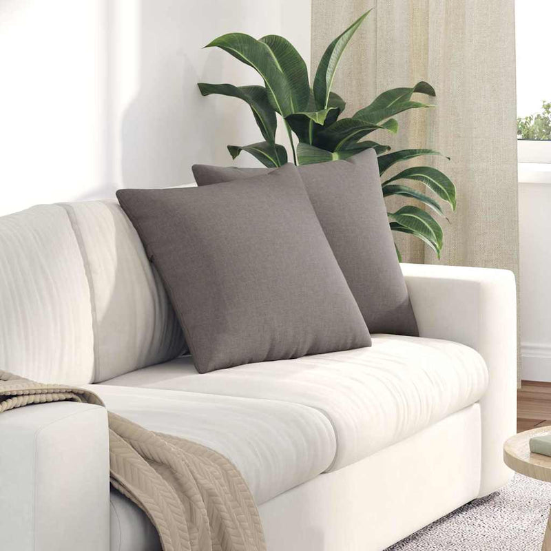 Load image into Gallery viewer, Vidaxl sofa kussens 2 pcs taupe 50 x 50 cm stof