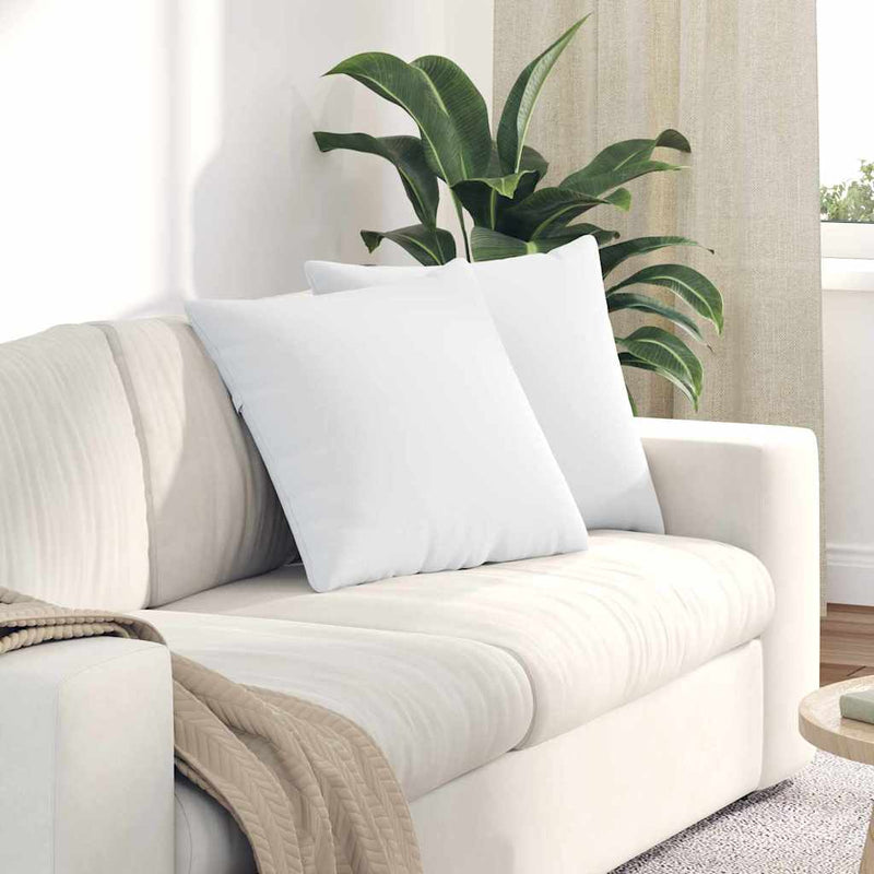 Load image into Gallery viewer, Vidaxl sofa kussens 2 pcs wit 50 x 50 cm stof