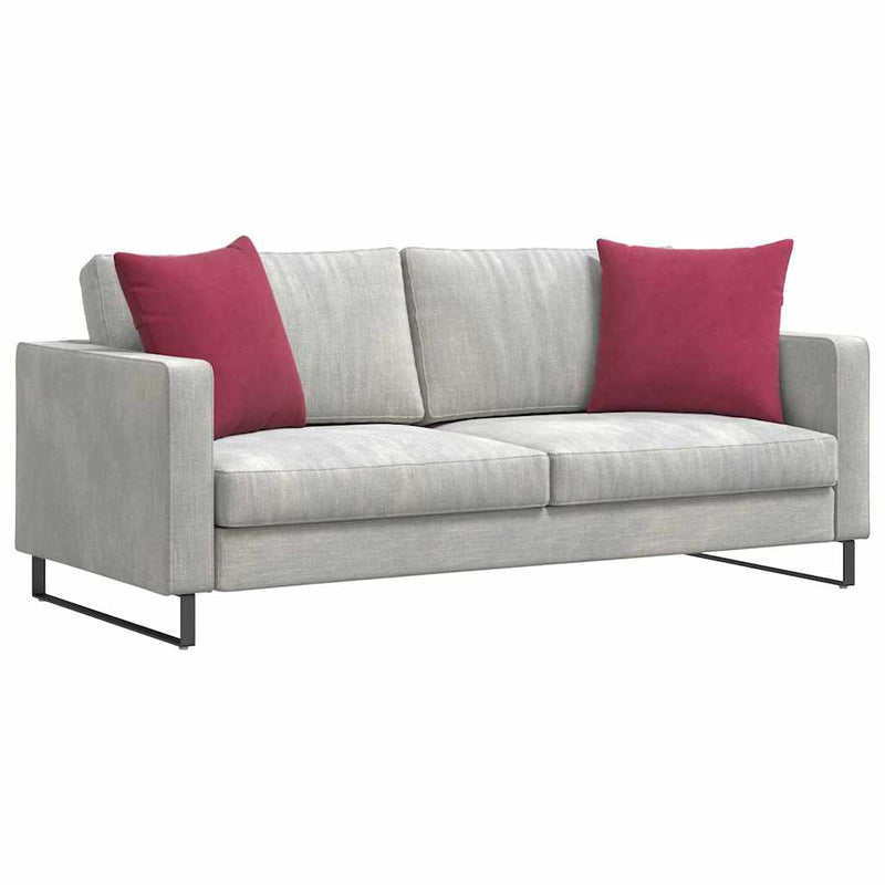 Load image into Gallery viewer, Vidaxl sofa kussens 2 stuks wijnrood 50 x 50 cm cordstof
