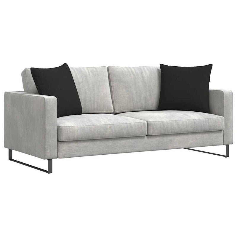 Load image into Gallery viewer, Vidaxl sofa kussens 2 stuks zwart 50 x 50 cm stof