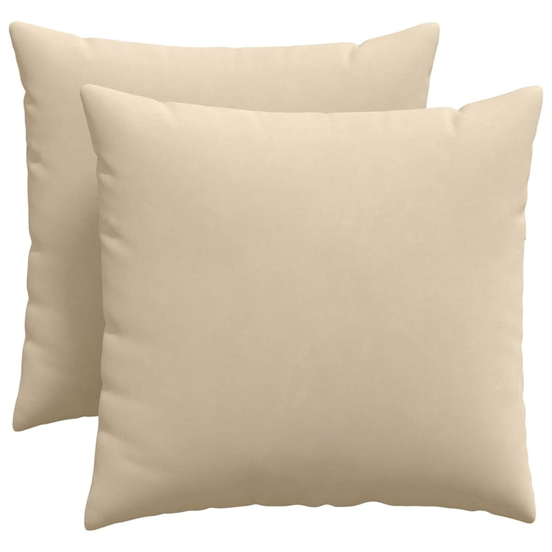 Load image into Gallery viewer, Vidaxl sofa kussens 2 stuks crème 50 x 50 cm stof