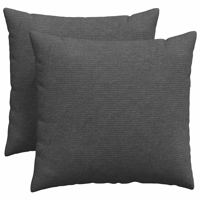 Load image into Gallery viewer, Vidaxl sofa kussens 2 stuks donkergrijs 50 x 50 cm cordstof