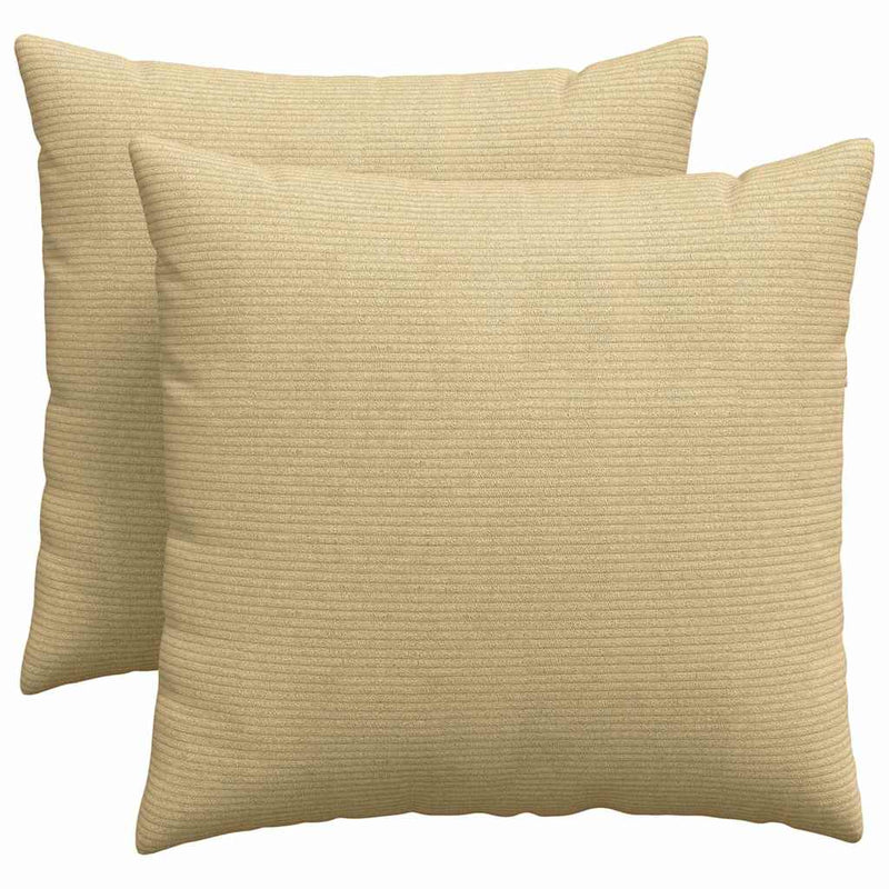 Load image into Gallery viewer, Vidaxl sofa kussens 2 stuks grijs groen 50 x 50 cm cordstof