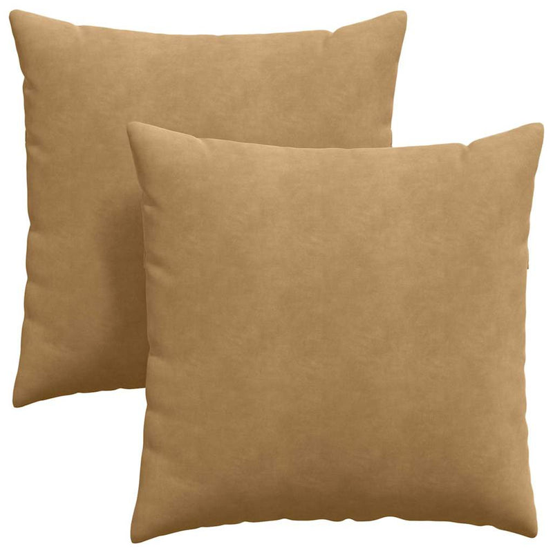 Load image into Gallery viewer, Vidaxl sofa kussens 2 stuks bruin 60 x 60 cm cordstof
