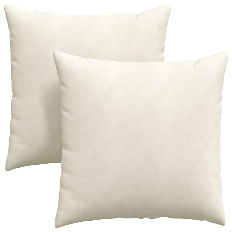 Load image into Gallery viewer, Vidaxl sofa kussens 2 stuks crème 60 x 60 cm cordstof